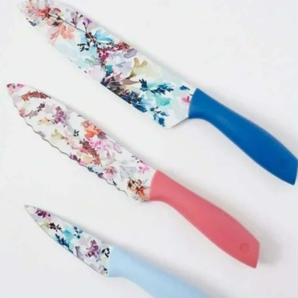 Anthropologie Jen Garrido 3-Piece Knife Set, NIB